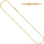 Preview: Panzerkette 585 Gelbgold diamantiert 2,2 mm 60 cm Gold Kette Halskette Goldkette
