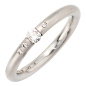 Preview: Damen Ring 950 Platin 4 Diamanten Brillanten 0,20ct. Platinring