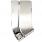 Preview: Anhänger 585 Gold Weißgold 1 Diamant 0,01ct. Weißgoldanhänger