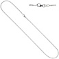 Preview: Panzerkette 925 Sterling Silber 2 mm 50 cm Halskette Kette Silberkette Karabiner