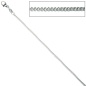 Preview: Panzerkette 925 Sterling Silber 2 mm 50 cm Halskette Kette Silberkette Karabiner