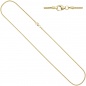 Mobile Preview: Schlangenkette 585 Gelbgold 1,4 mm 40 cm Gold Kette Halskette Goldkette