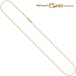 Preview: Ankerkette 585 Gelbgold diamantiert 1,6 mm 40 cm Gold Kette Halskette Goldkette