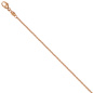 Preview: Ankerkette 585 Rotgold 1,5 mm 42 cm Gold Kette Halskette Rotgoldkette Karabiner