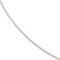 Preview: Halsreif 585 Weißgold 1,2 mm 42 cm Gold Kette Halskette Weißgoldhalsreif