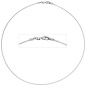 Preview: Halsreif 585 Weißgold 1,2 mm 45 cm Gold Kette Halskette Weißgoldhalsreif