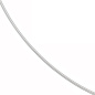 Preview: Halsreif 585 Weißgold 1,2 mm 45 cm Gold Kette Halskette Weißgoldhalsreif