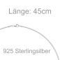 Preview: Halsreif 925 Sterling Silber 1,5 mm 45 cm Kette Halskette Silberhalsreif