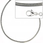 Preview: Schlangenkette 925 Silber 1,6 mm 50 cm Halskette Kette Silberkette Karabiner
