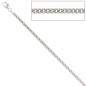 Preview: Panzerkette 925 Silber 2,5 mm 50 cm Halskette Kette Silberkette Karabiner
