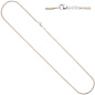 Preview: Halskette Kette 585 Gold Rotgold Weißgold bicolor 42 cm Goldkette Karabiner