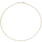 Preview: Halsreif 333 Gelbgold 1,5 mm 45 cm Gold Kette Halskette Goldhalsreif Karabiner