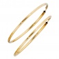 Preview: Creolen rund 333 Gold Gelbgold Ohrringe Goldohrringe Goldcreolen