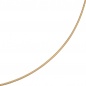 Preview: Halsreif 585 Gelbgold 1,1 mm 50 cm Gold Kette Halskette Goldhalsreif Karabiner