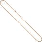 Preview: Panzerkette 585 Rotgold 2,0 mm 42 cm Gold Kette Halskette Rotgoldkette Karabiner