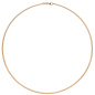 Preview: Halsreif 585 Rotgold 1,8 mm 45 cm Gold Kette Halskette Rotgoldhalsreif Karabiner
