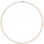 Preview: Halsreif 585 Rotgold 1,8 mm 45 cm Gold Kette Halskette Rotgoldhalsreif Karabiner