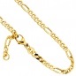 Preview: Fußkettchen Fußkette 333 Gold Gelbgold 25 cm Karabiner