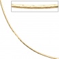 Preview: Halskette Kette 585 Gold Gelbgold 45 cm Goldkette Karabiner