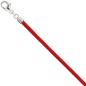 Preview: Collier Halskette Seide rot 2,8 mm 42 cm, Verschluss 925 Silber Kette