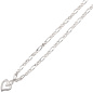 Preview: Fußkettchen Fußkette Herz 925 Sterling Silber Federring