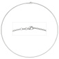 Preview: Halsreif 585 Weißgold 1,7 mm 45 cm Gold Kette Halskette Weißgoldhalsreif