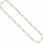 Preview: Figarokette 333 Gelbgold 2,8 mm 42 cm Gold Kette Halskette Goldkette Karabiner