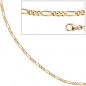 Preview: Figarokette 333 Gelbgold 2,8 mm 42 cm Gold Kette Halskette Goldkette Karabiner