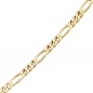 Preview: Figarokette 333 Gelbgold 2,8 mm 42 cm Gold Kette Halskette Goldkette Karabiner