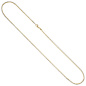 Preview: Ankerkette 2-reihig 585 Gelbgold Weißgold 45 cm Gold Kette Weißgoldkette