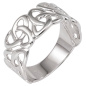 Preview: Damen Ring breit 925 Sterling Silber Silberring