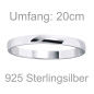Preview: Armreif Armband oval 925 Sterling Silber Silberarmreif Kastenschloss