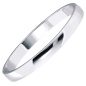 Preview: Armreif Armband oval 925 Sterling Silber Silberarmreif Kastenschloss