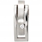 Preview: Anhänger 950 Platin matt 1 Diamant Brillant 0,10ct. Platinanhänger