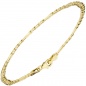 Preview: Armband 333 Gold Gelbgold 19 cm Goldarmband Karabiner