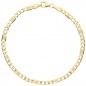 Preview: Armband 333 Gold Gelbgold 19 cm Goldarmband Karabiner