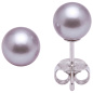 Preview: Ohrstecker 925 Sterling Silber 2 Süßwasser Perlen Ohrringe Perlenohrstecker