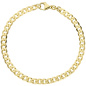 Preview: Panzerarmband 333 Gelbgold 21 cm Gold Armband Goldarmband Karabiner