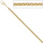 Mobile Preview: Erbskette 585 Gelbgold 3,4 mm 45 cm Gold Kette Halskette Goldkette Karabiner