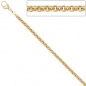 Preview: Erbskette 585 Gelbgold 3,4 mm 80 cm Gold Kette Halskette Goldkette Karabiner