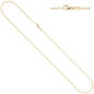 Preview: Weit-Ankerkette 585 Gelbgold 2 mm 50 cm Karabiner Gold Kette Halskette Goldkette