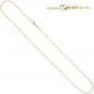 Preview: Kugelkette 585 Gelbgold 1,5 mm 42 cm Gold Kette Halskette Goldkette Karabiner