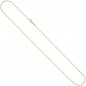 Preview: Kugelkette 585 Gelbgold 1,5 mm 42 cm Gold Kette Halskette Goldkette Karabiner