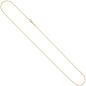 Preview: Kugelkette 585 Gelbgold 1,5 mm 45 cm Gold Kette Halskette Goldkette Karabiner
