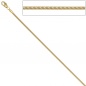 Preview: Schlangenkette 585 Gelbgold 1,6 mm 42 cm Karabiner Gold Kette Goldkette