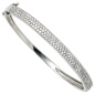 Preview: Armreif Armband 925 Sterling Silber mit 145 Zirkonia Silberarmreif