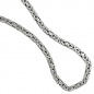 Preview: Königskette 925 Silber 7,2 mm 50 cm Karabiner Halskette Kette Silberkette