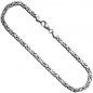 Preview: Königskette 925 Silber 7,2 mm 60 cm Karabiner Halskette Kette Silberkette