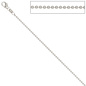 Preview: Kugelkette 925 Silber 1,4 mm 45 cm Halskette Kette Silberkette Karabiner