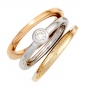 Mobile Preview: Damen Ring 585 Gold Rotgold Rotgoldring